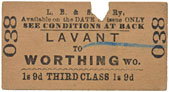 Rail Ticket, Lot 411, in Paddington Ticket Auction
