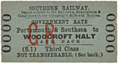 Lot 49 Rail Platform Ticket in Paddington Ticket Auction Sale 504