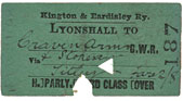 Lot 19 Rail Ticket in Paddington Ticket Auction Sale 505