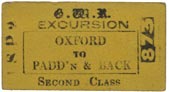 Lot 16 Rail Ticket in Paddington Ticket Auction Sale 506